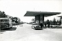 Casello Autostrada Venezia-Mestre-Padova, cartolina viaggiata nel 1958. (Massimo Pastore)